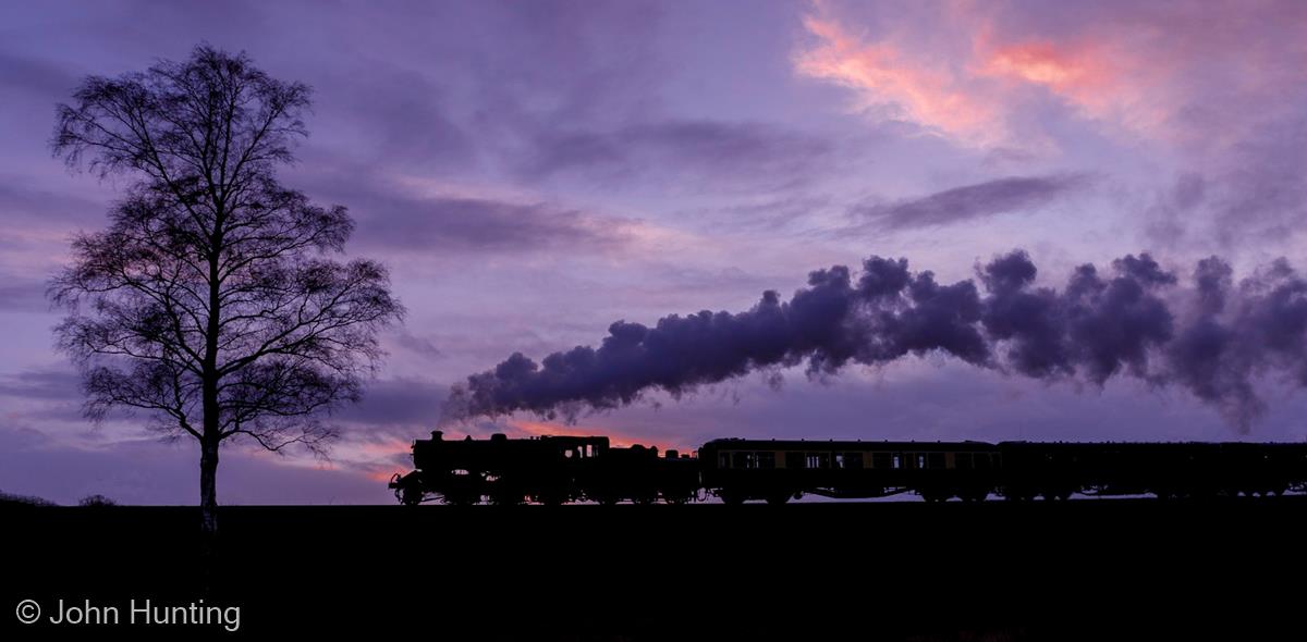 Sunset Silhouette by John Hunting