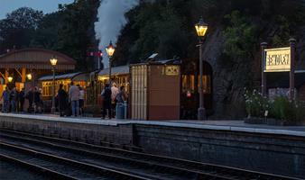 Bewdley Station Catches the Last Rays of the Sun