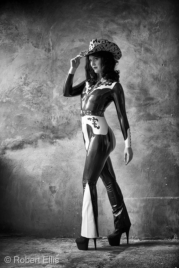 Latex Cowgirl by Robert Ellis