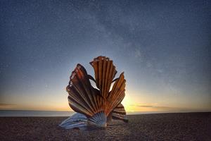 The Scallop Shell under the Milky Way