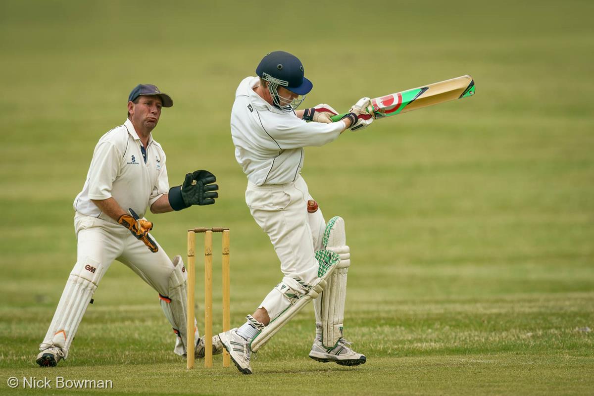 Ouch! The Wicketkeeper Felt that One by Nick Bowman