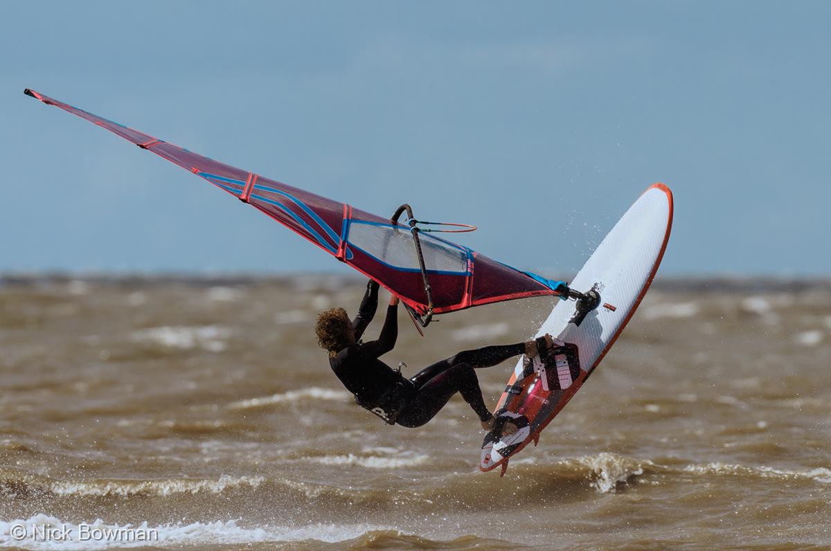 Wind Surfer Lift-Off by Nick Bowman