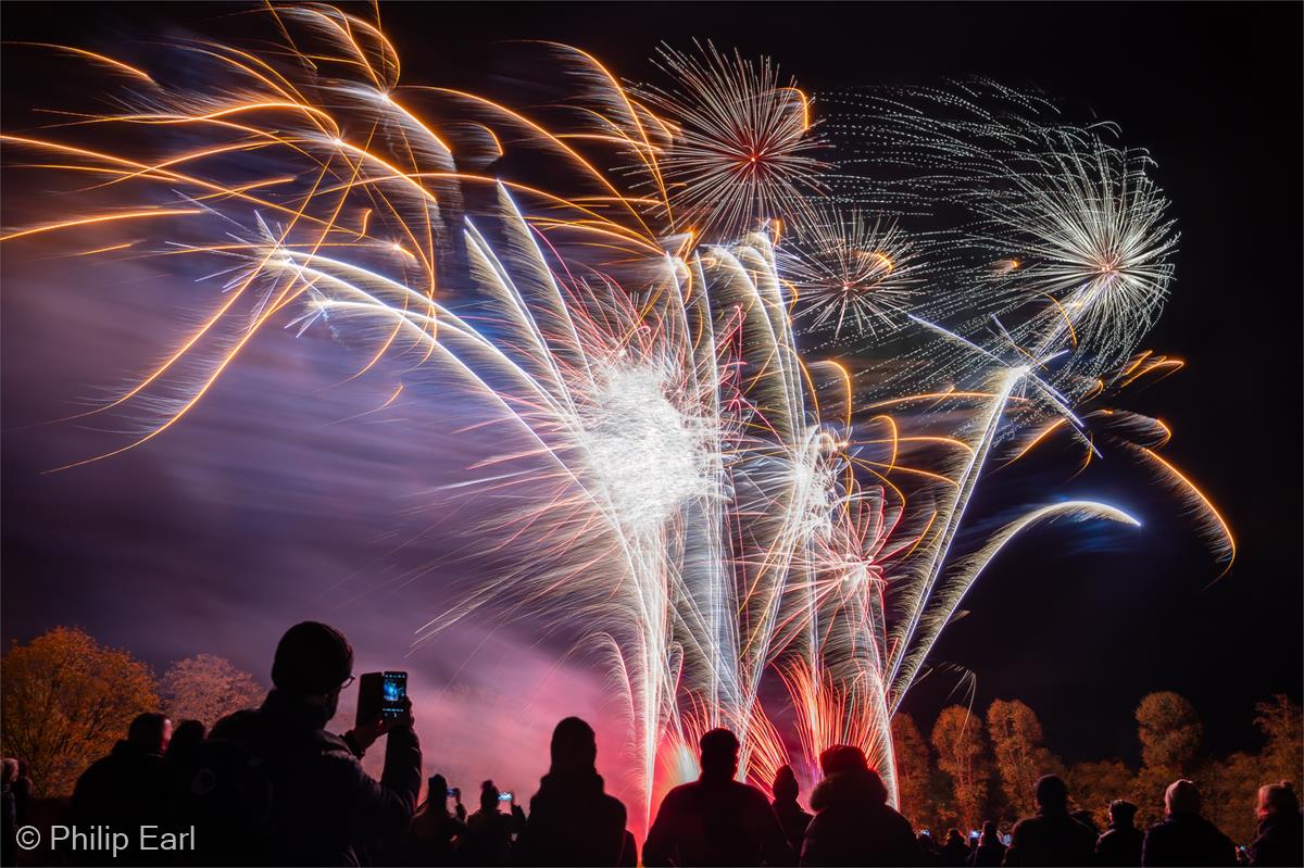 Saffron Walden Fireworks, 2021 by Philip Earl