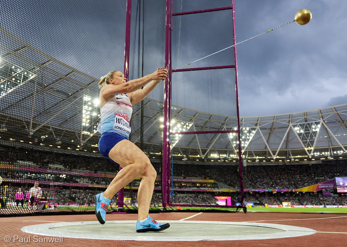 Sophie Hitchon, Women's Hammer Final by Paul Sanwell