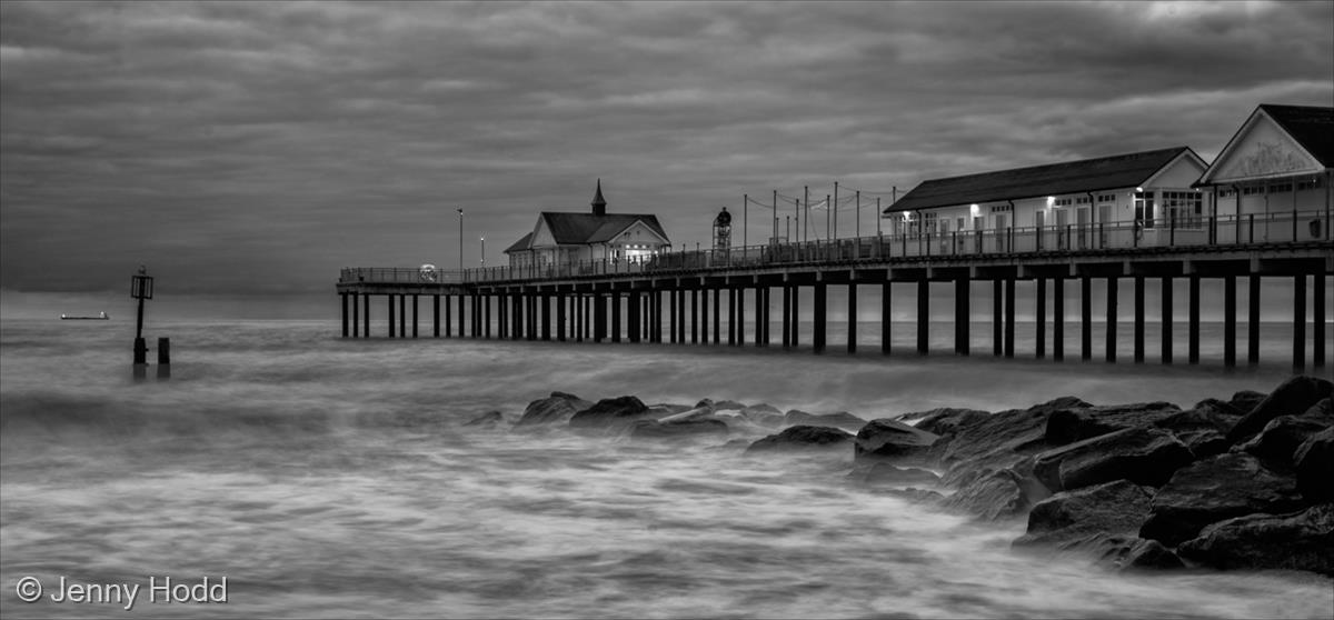 Southwold Pier at Dawn by Jenny Hodd