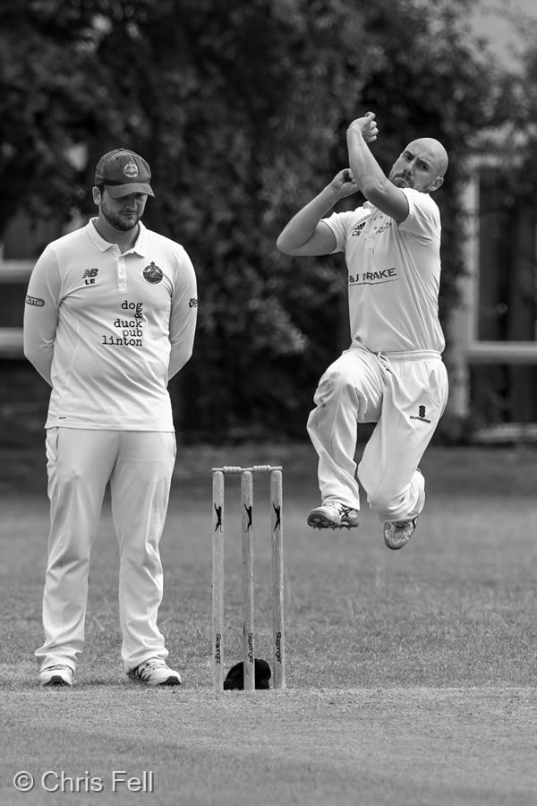 High Flying Bowler by Chris Fell