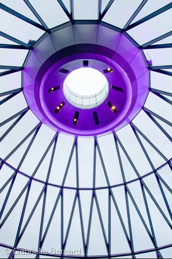 Inside the Gherkin, London by Gabrielle Barnard