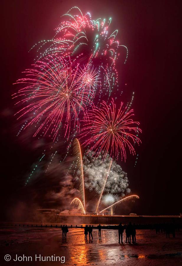 Fireworks over Cromer by John Hunting