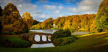 Palladian Bridge and Pantheon, Stourhead Gardens