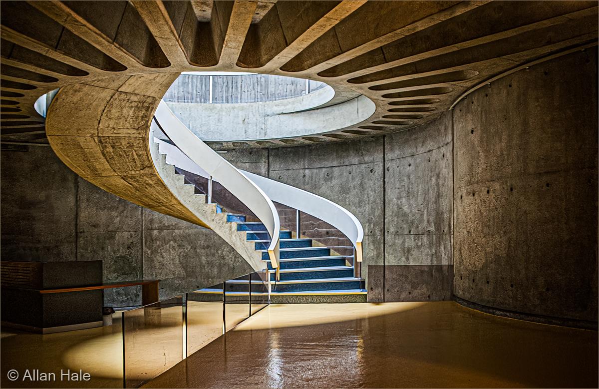 Entry Hall, Gallo-Roman Museum, Lyon by Allan Hale