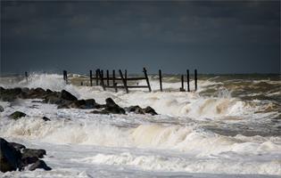 Stormy Happisburgh