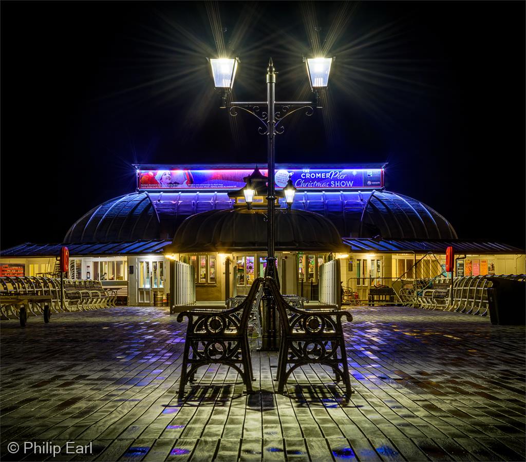 Cromer Pier in Winter by Philip Earl