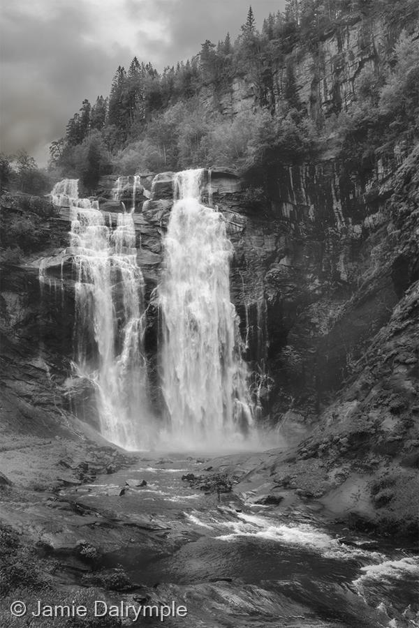 Skjervsfossen, Norway by Jamie Dalrymple