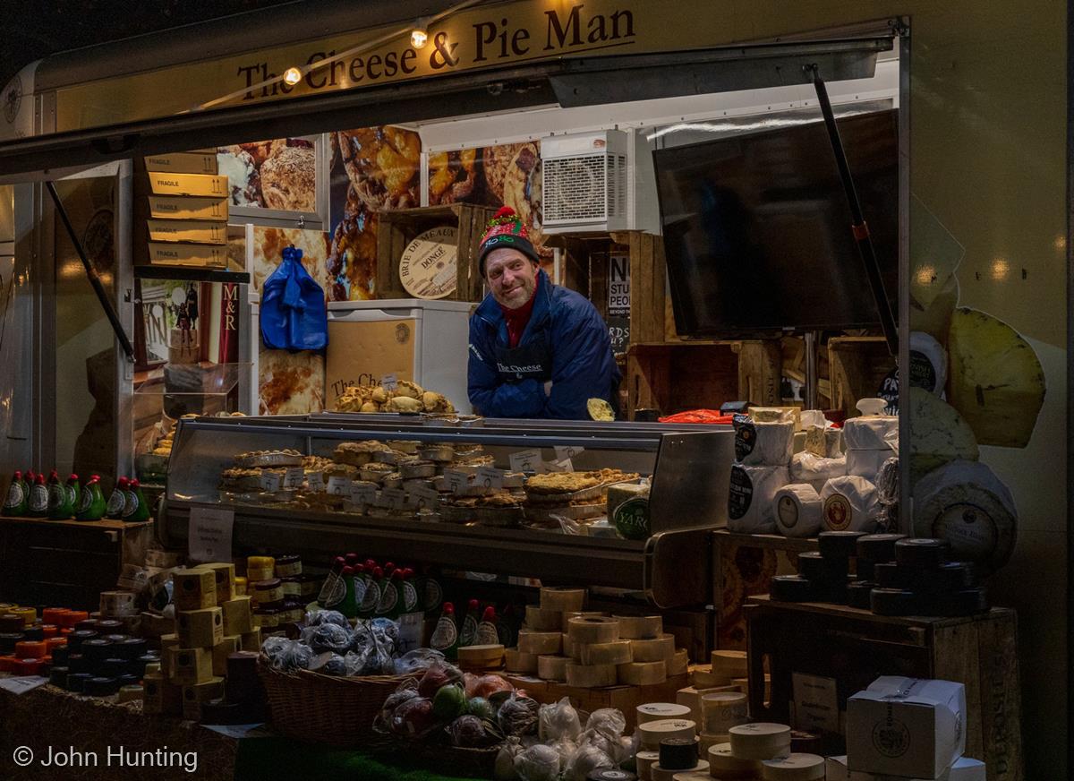 Portrait of a Cheese and Pie Man by John Hunting