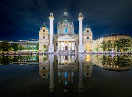 A Summer’s Night by Karlskirche