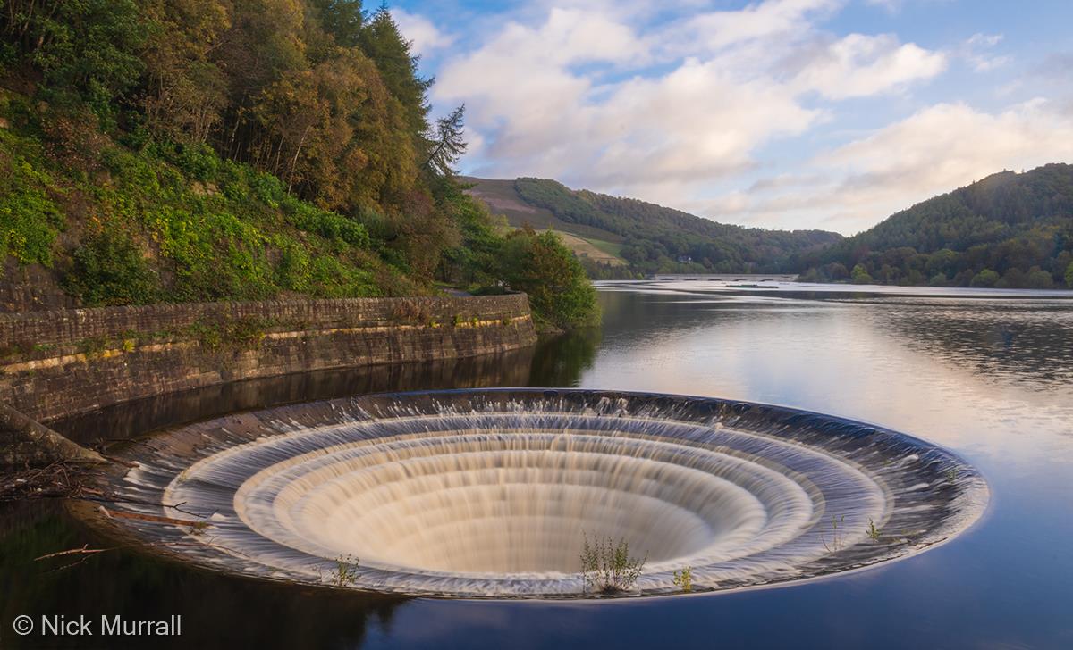 Ladybower Reservoir Plug Hole by Nick Murrall