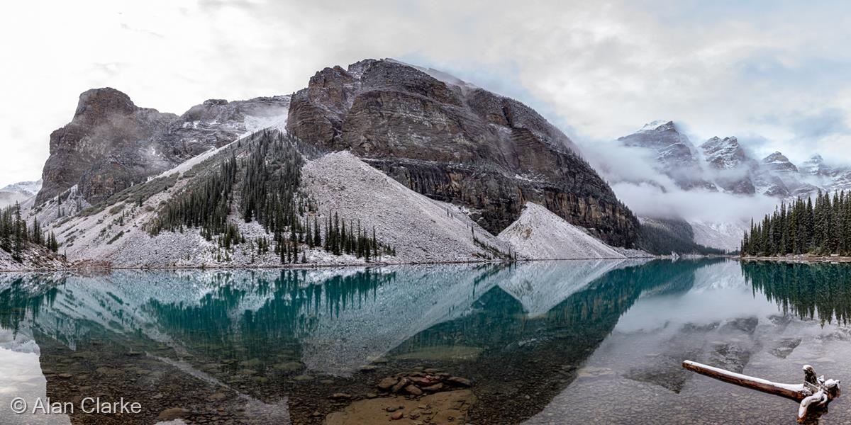 Winter is Coming 1 - Moraine Lake, Rocky Mountains, Alberta by Alan Clarke