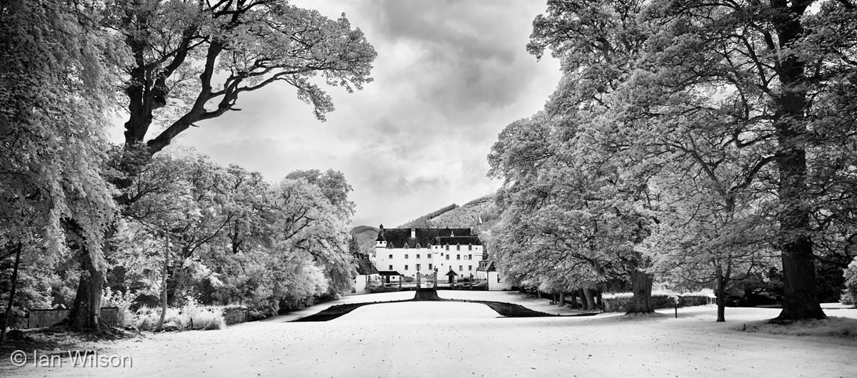 Traquair House From the Bear Gates by Ian Wilson