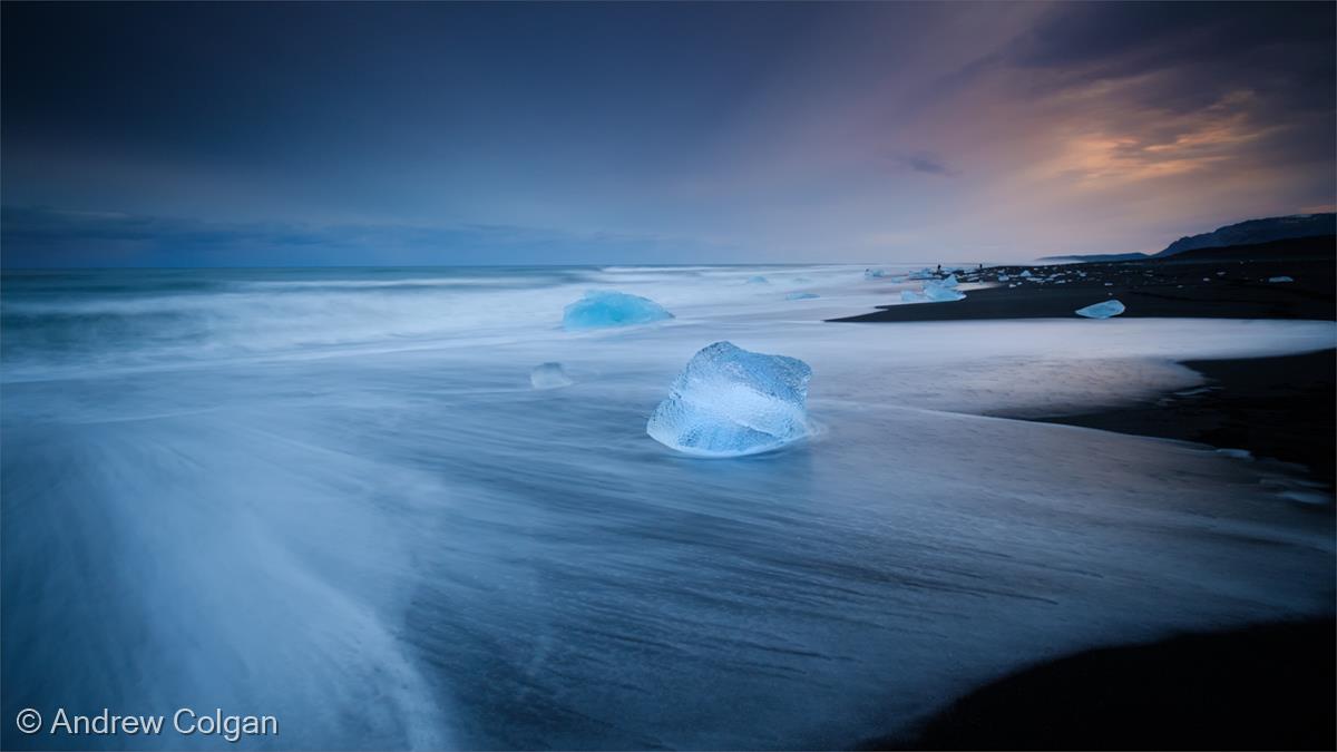 Diamond Beach Dusk by Andrew Colgan