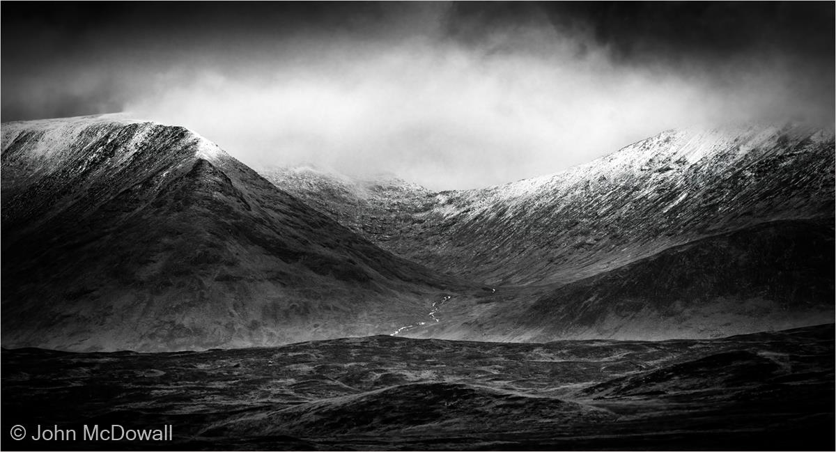 Glencoe in Winter by John McDowall