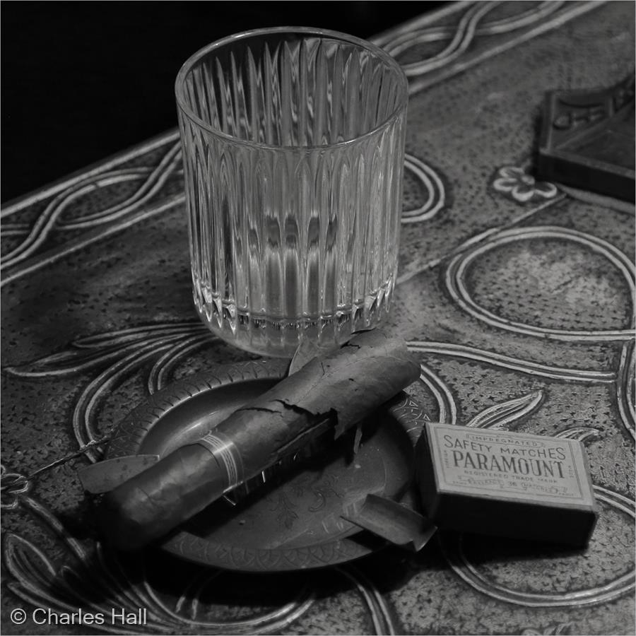 Whisky and a Smoke by Charles Hall
