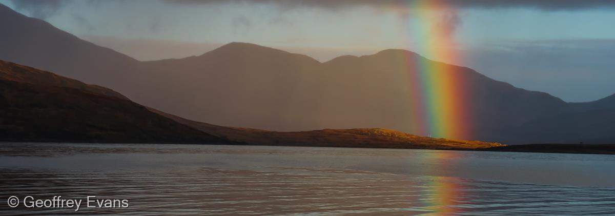 Rainbow on Mull by Geoffrey Evans