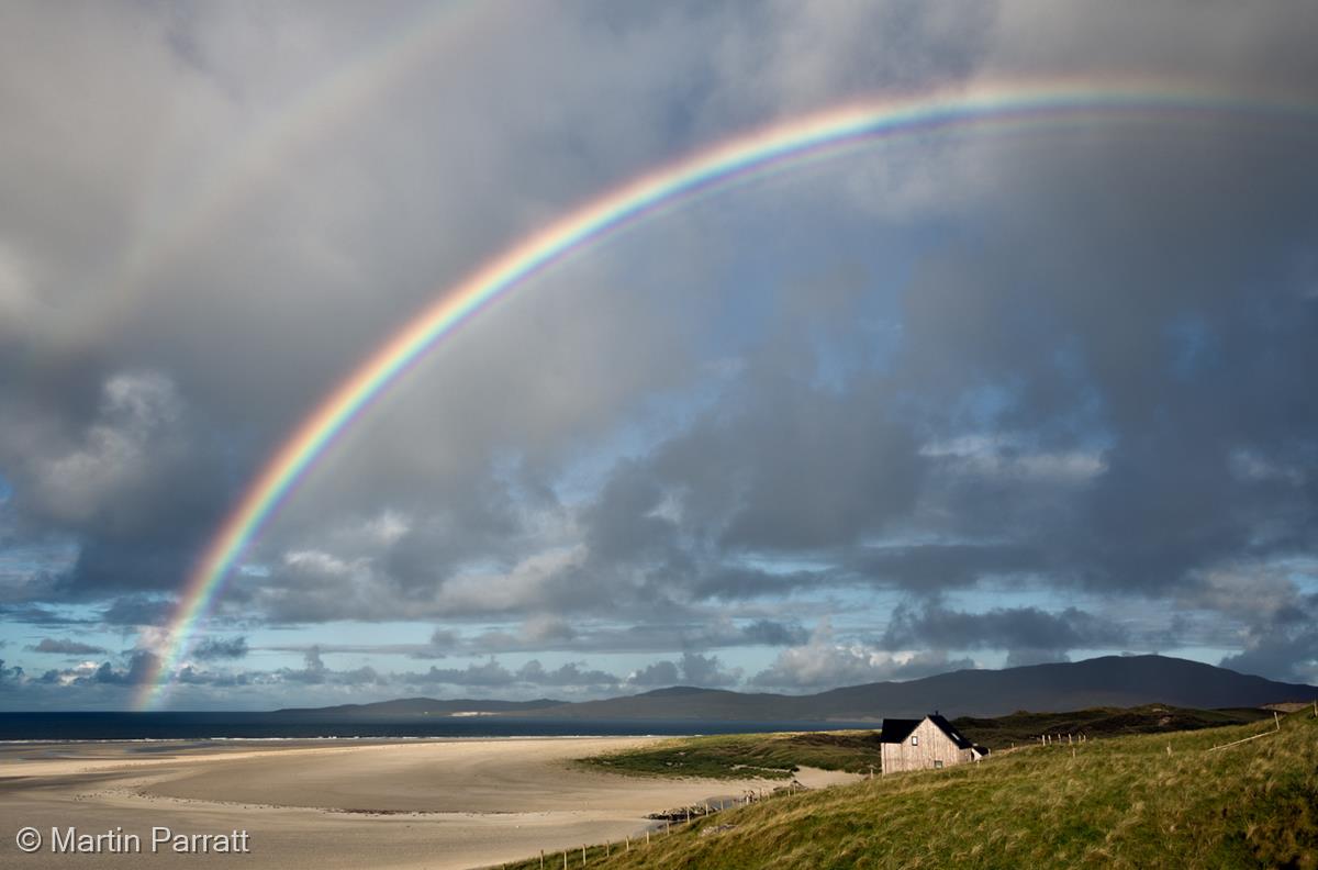 Luskentyre Rainbow by Martin Parratt