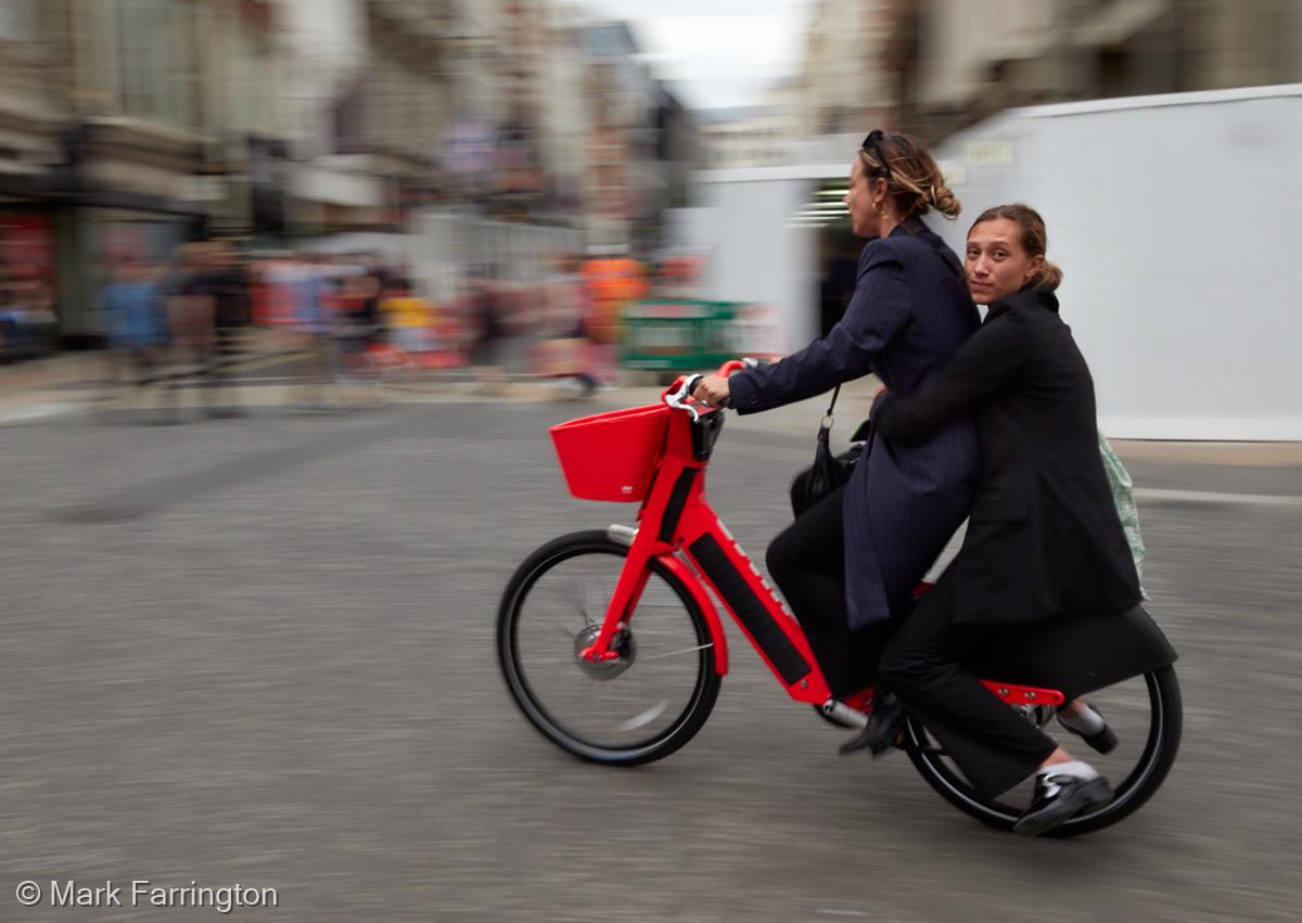 Our Red Bicycle by Mark Farrington