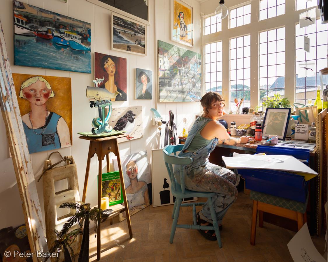 Nina's Studio by Peter Baker