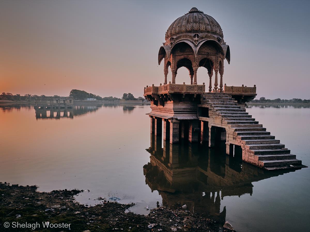 Gadsisar Lake, Jaisalmer, India by Shelagh Wooster