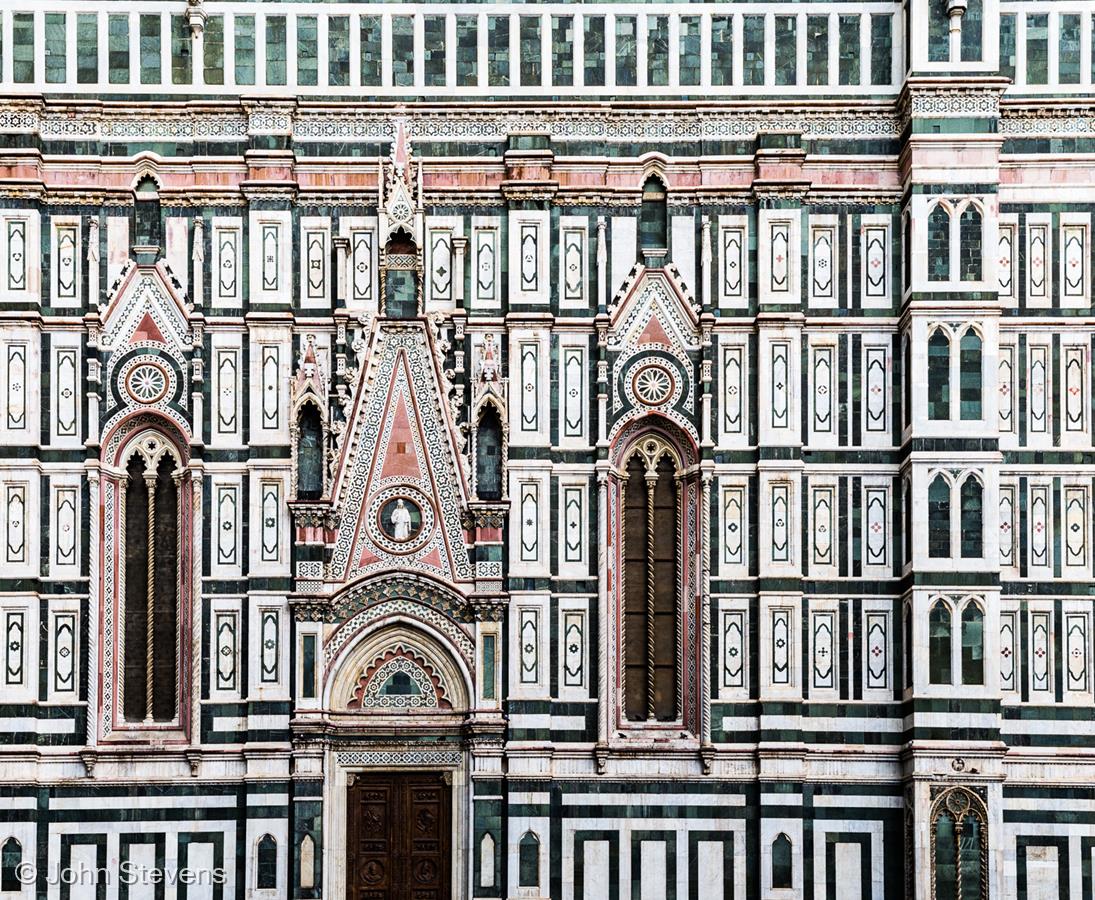 Façade Duomo Florence by John Stevens