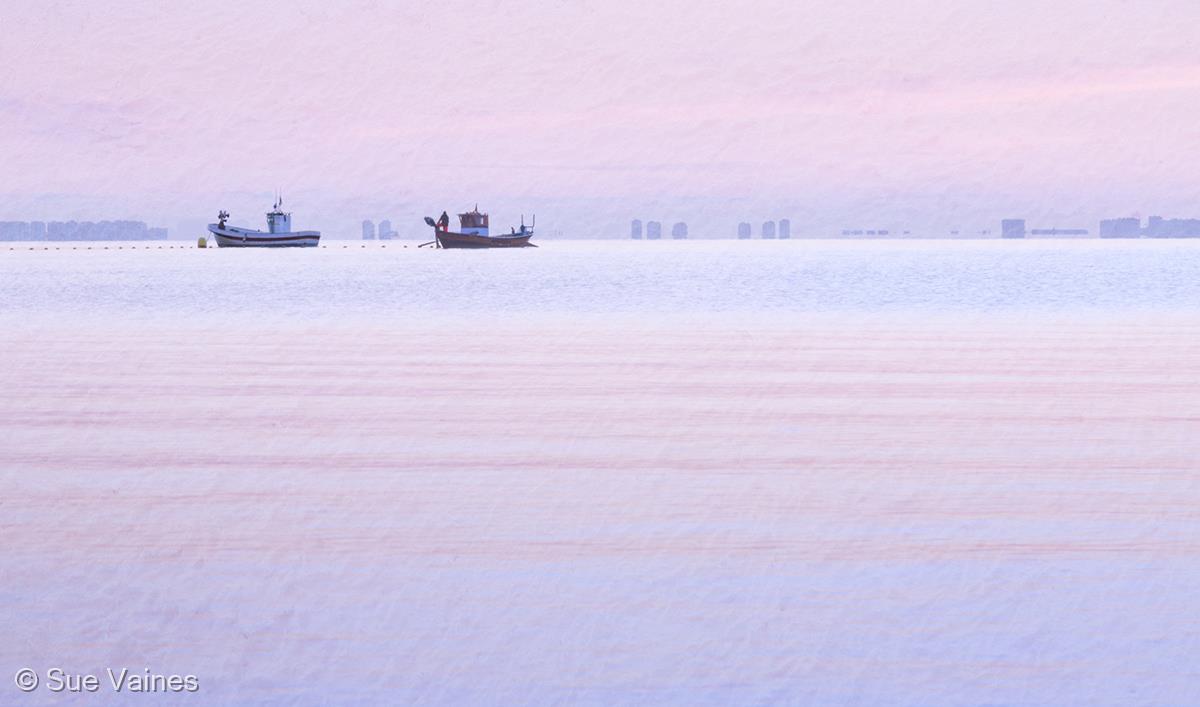 Fishing on the Mar Menor by Sue Vaines