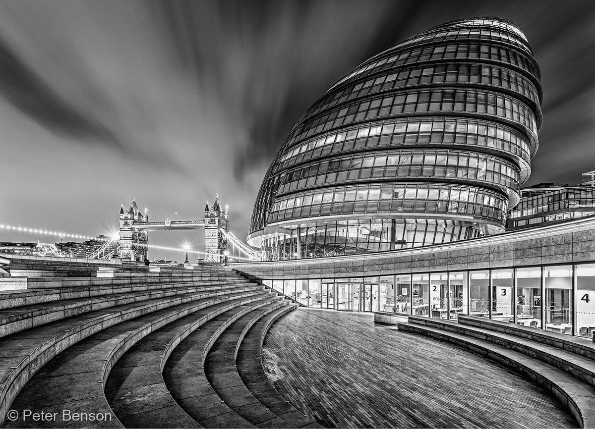 City Hall's Curves by Peter Benson