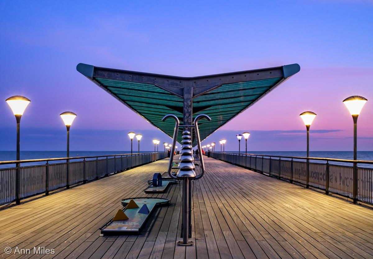 Boscombe Pier by Ann Miles