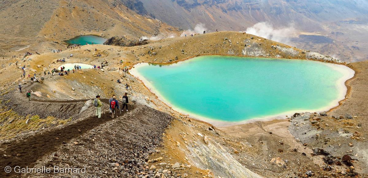 Soda Springs, Tongariro Crossing, NZ by Gabrielle Barnard