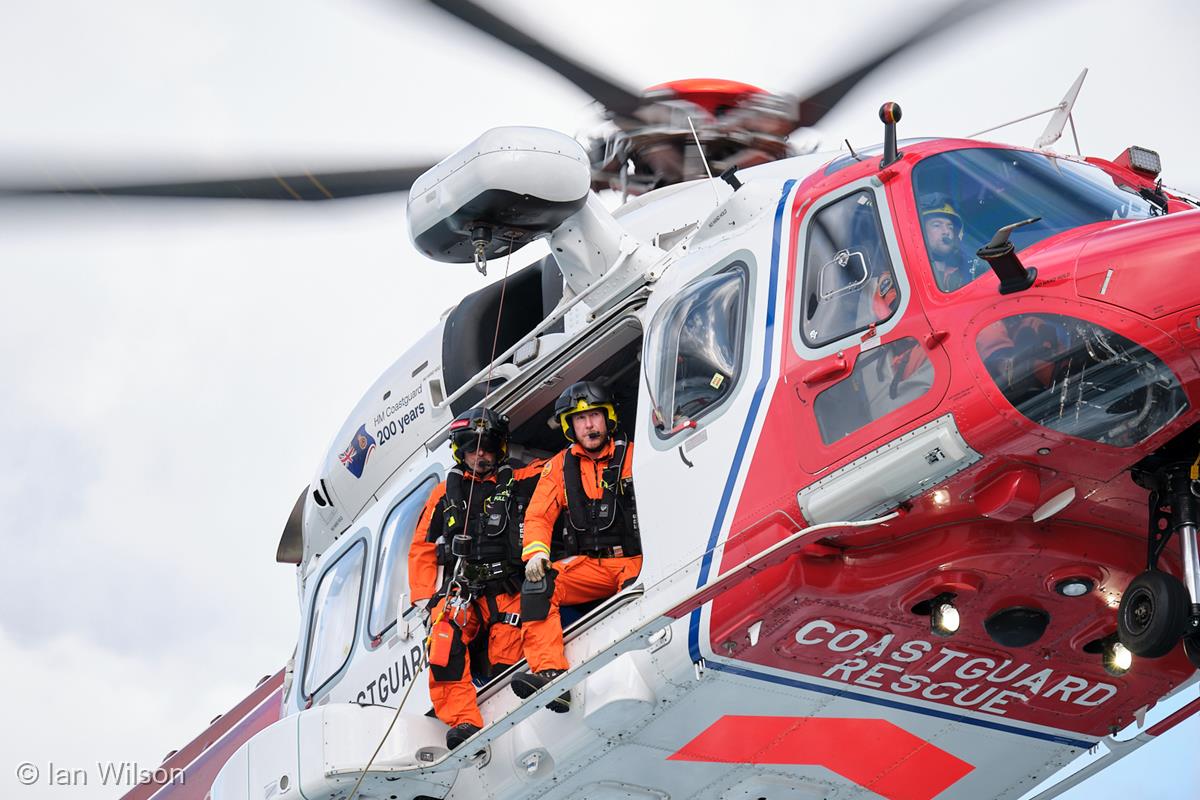 Coastguard Rescue by Ian Wilson