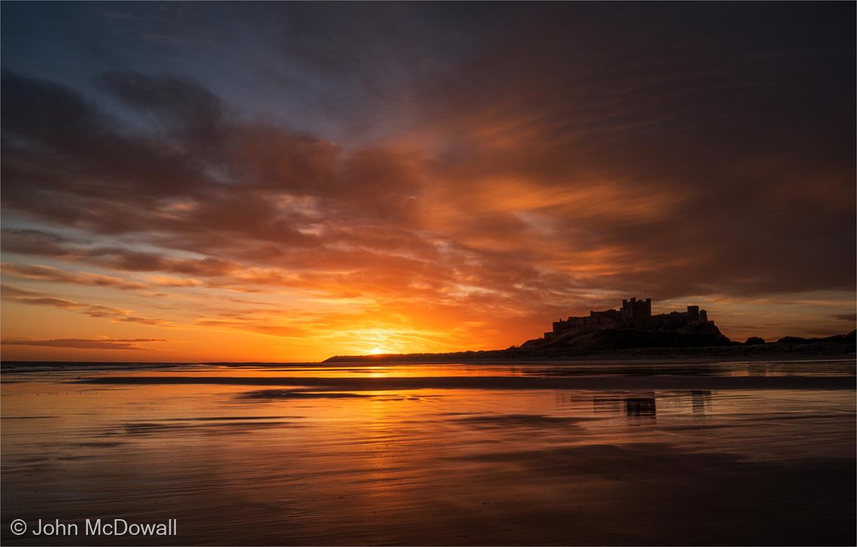 Bamburgh Dawn by John McDowall