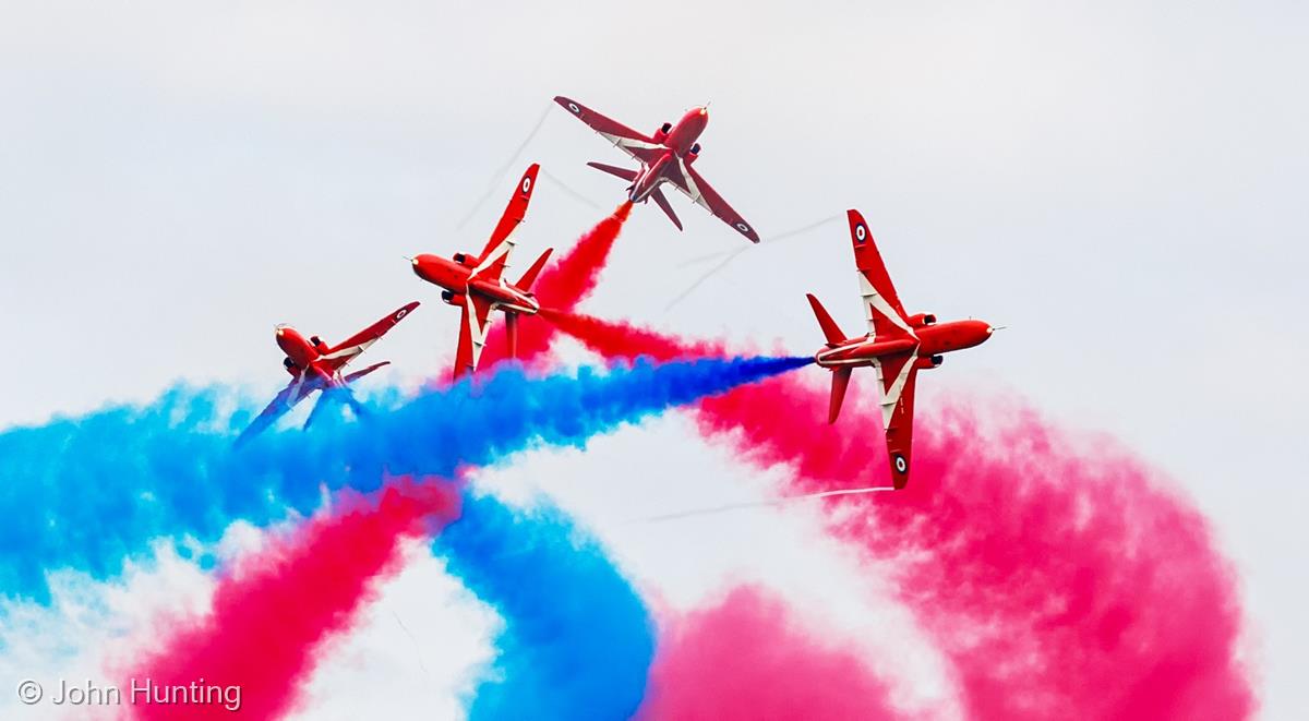 Red Arrows  - Break, Break, Break by John Hunting