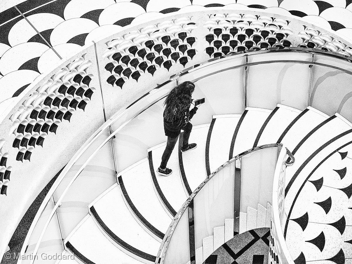 Ornate Stairway by Martin Goddard