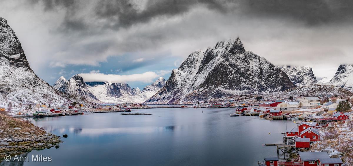 Approaching Storm, Reine by Ann Miles