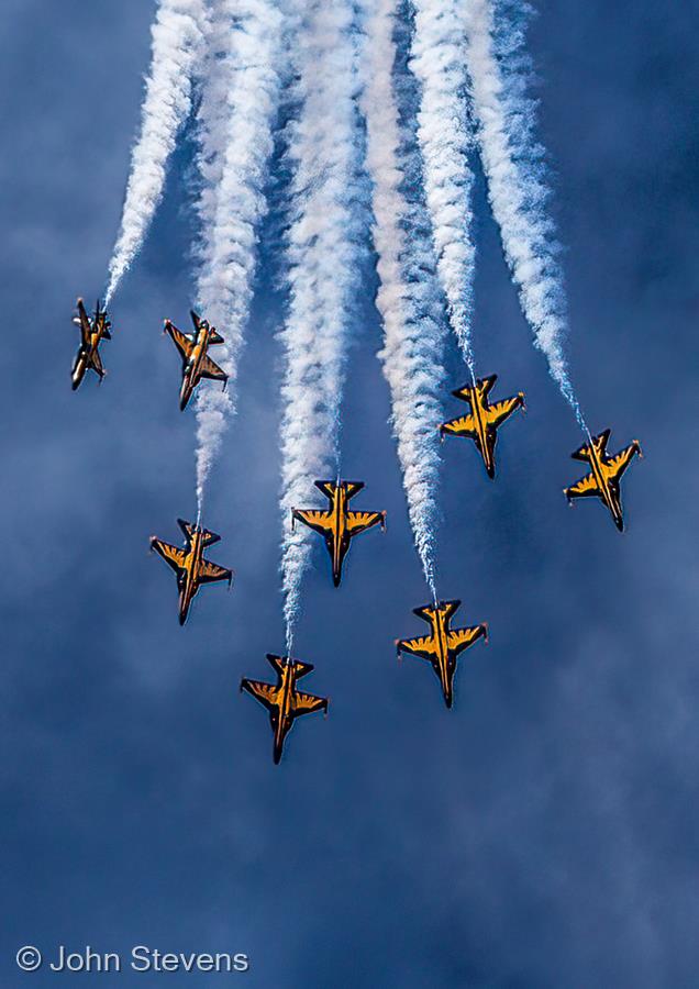 Black Eagles in Formation by John Stevens