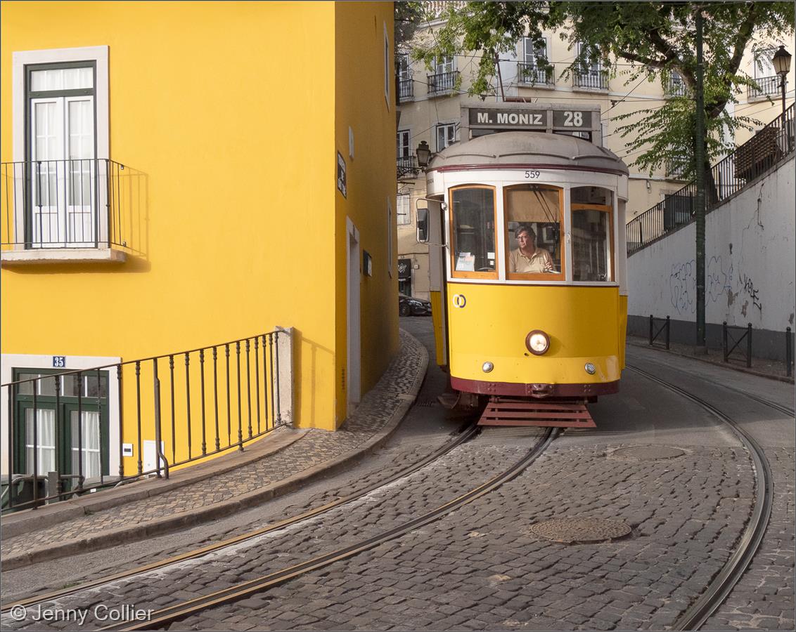 Tram 28, Lisbon by Jenny Collier
