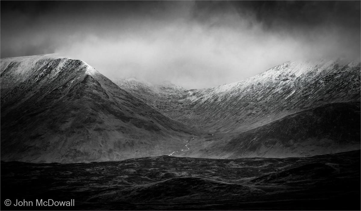 Glencoe in Winter by John McDowall