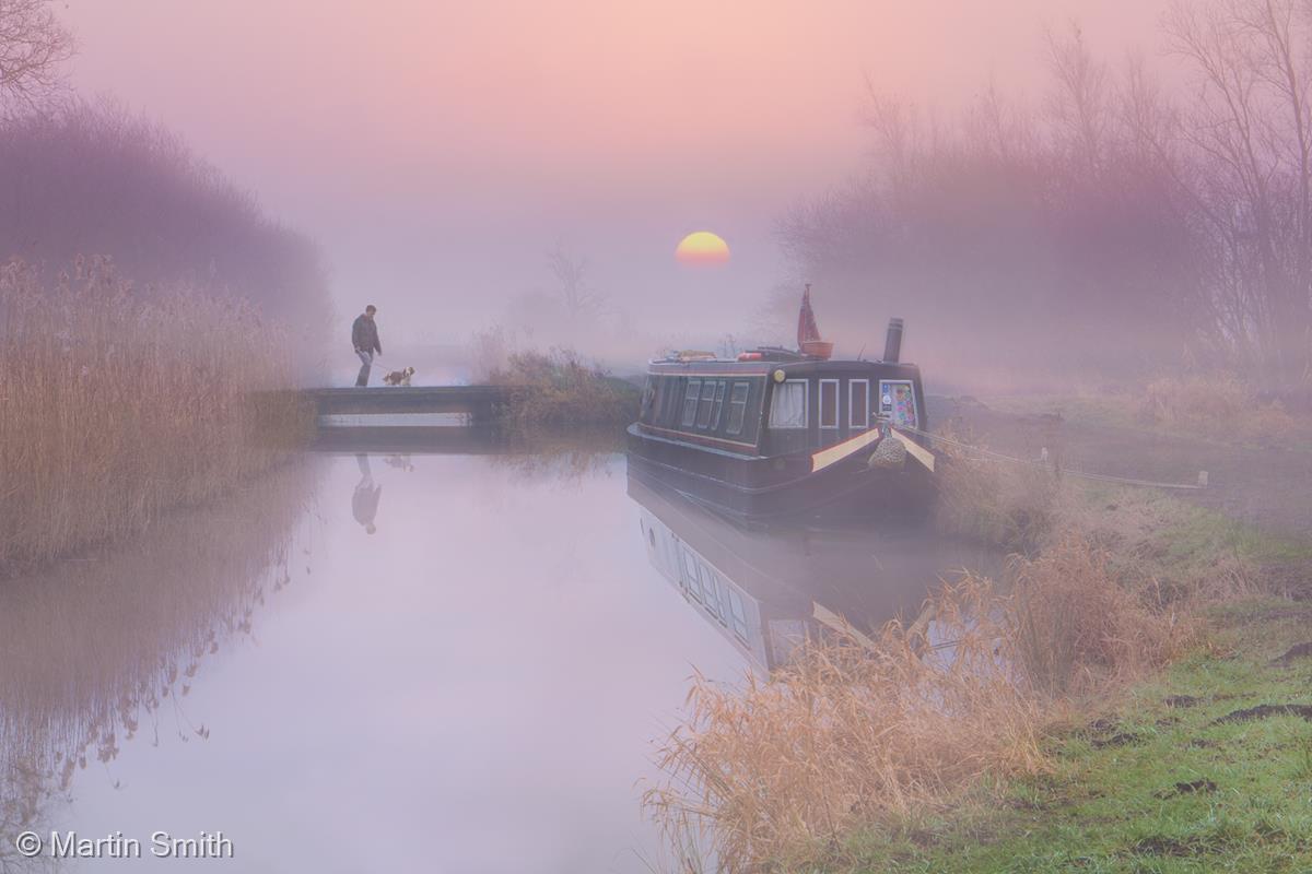Misty Fen Morning by Martin Smith