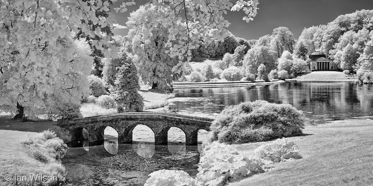 Stourhead in Infra-Red by Ian Wilson