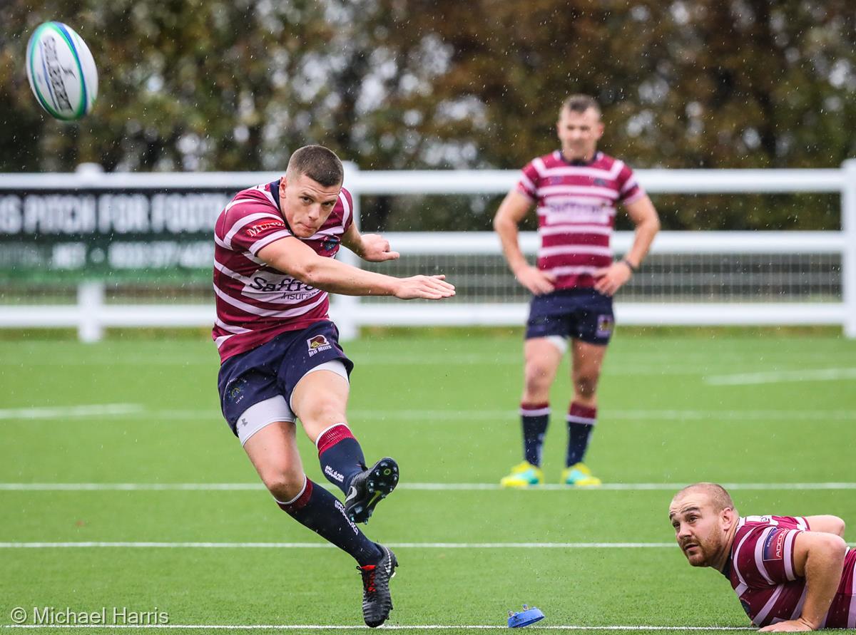 Conversion Kick, Lewis Cracknell, Shelford RC by Michael Harris