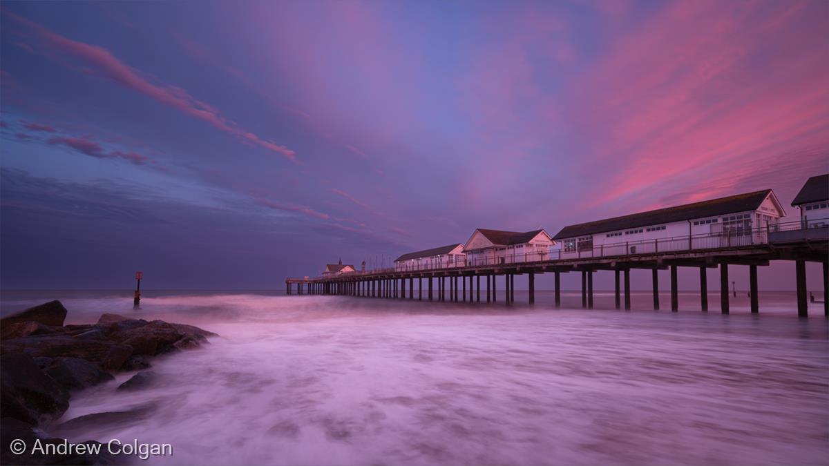Southwold Pier Sunset by Andrew Colgan