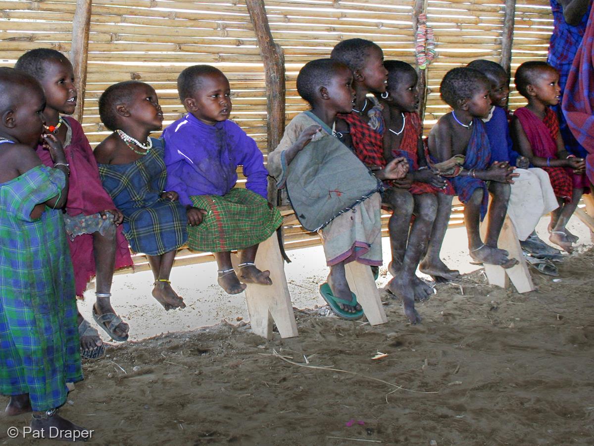 All Eyes on the Blackboard, Tanzania by Pat Draper